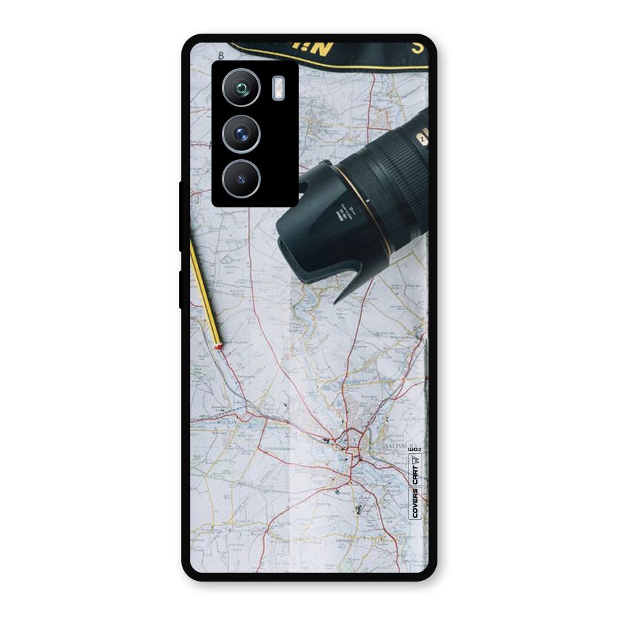 Map And Camera Metal Back Case for iQOO 9 SE