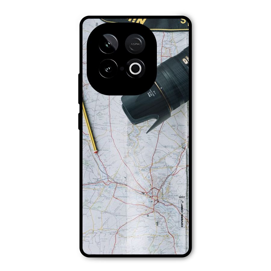 Map And Camera Metal Back Case for iQOO Neo 10