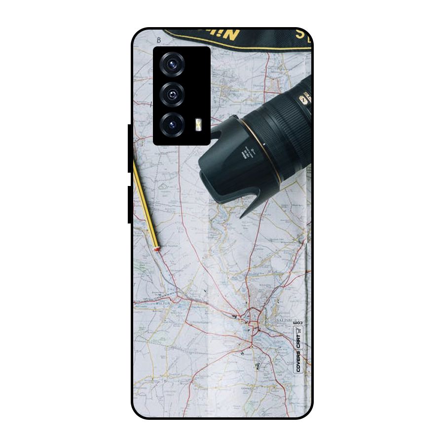 Map And Camera Metal Back Case for iQOO Z5