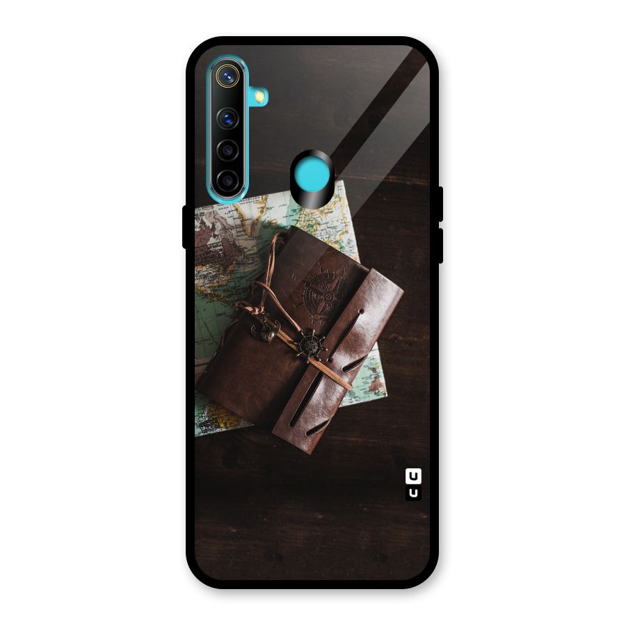 Map Journal Glass Back Case for Realme Narzo 10