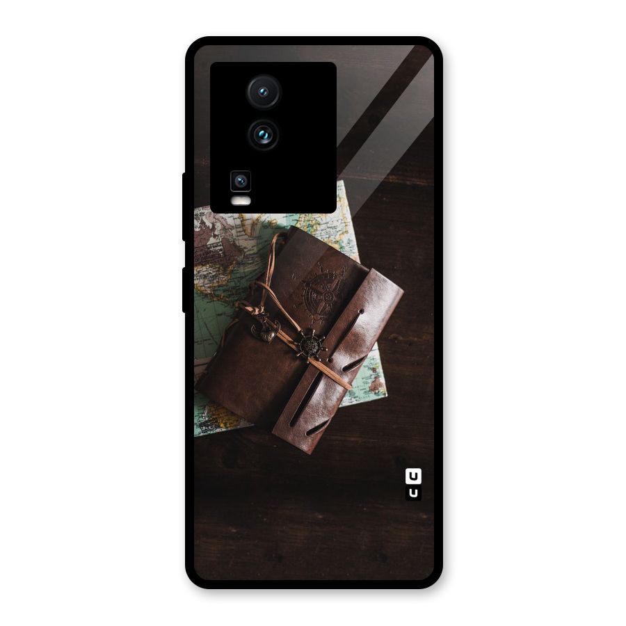 Map Journal Glass Back Case for Vivo iQOO Neo 7