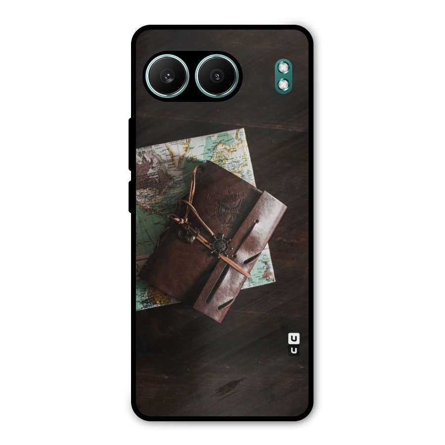 Map Journal Metal Back Case for OnePlus Nord 4