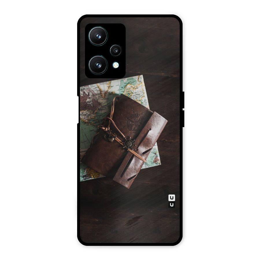 Map Journal Metal Back Case for Realme 9 Pro 5G