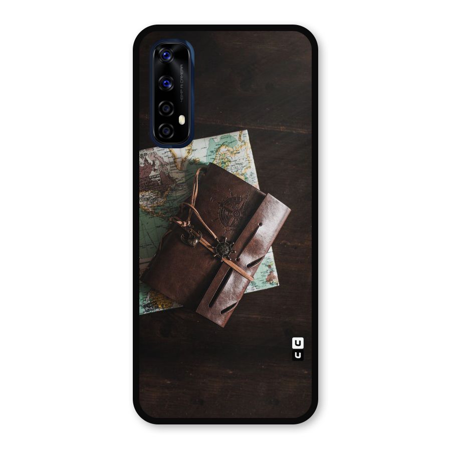 Map Journal Metal Back Case for Realme Narzo 20 Pro
