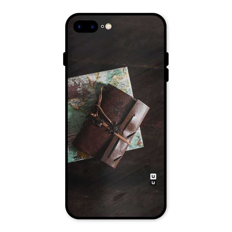 Map Journal Metal Back Case for iPhone 7 Plus