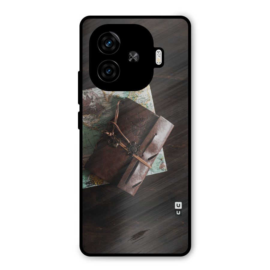 Map Journal Metal Back Case for iQOO Neo 10R