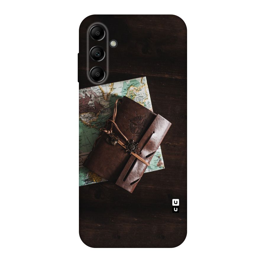 Map Journal Original Polycarbonate Back Case for Galaxy A14 5G