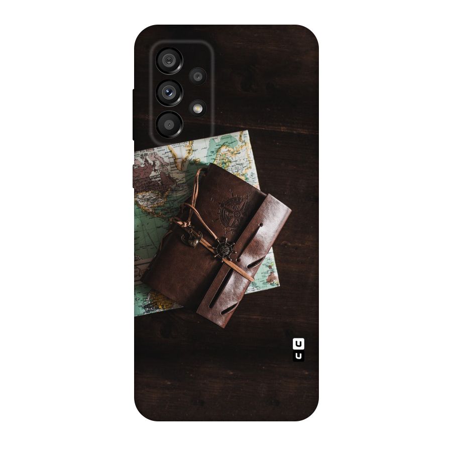 Map Journal Original Polycarbonate Back Case for Galaxy A73 5G