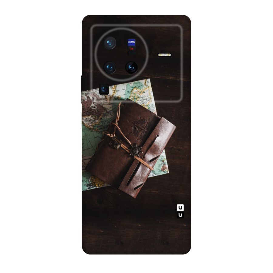 Map Journal Original Polycarbonate Back Case for Vivo X80