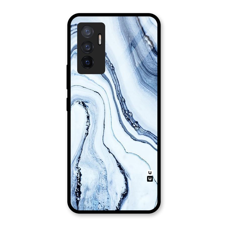 Marble Awesome Glass Back Case for Vivo V23e