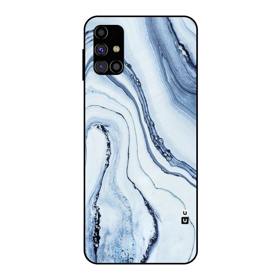 Marble Awesome Metal Back Case for Galaxy M31s
