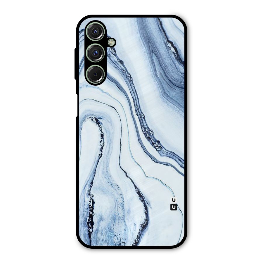 Marble Awesome Metal Back Case for Galaxy M34