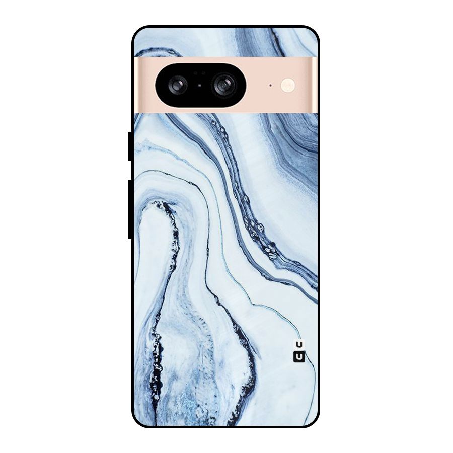 Marble Awesome Metal Back Case for Google Pixel 8