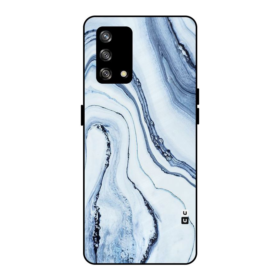 Marble Awesome Metal Back Case for Oppo F19