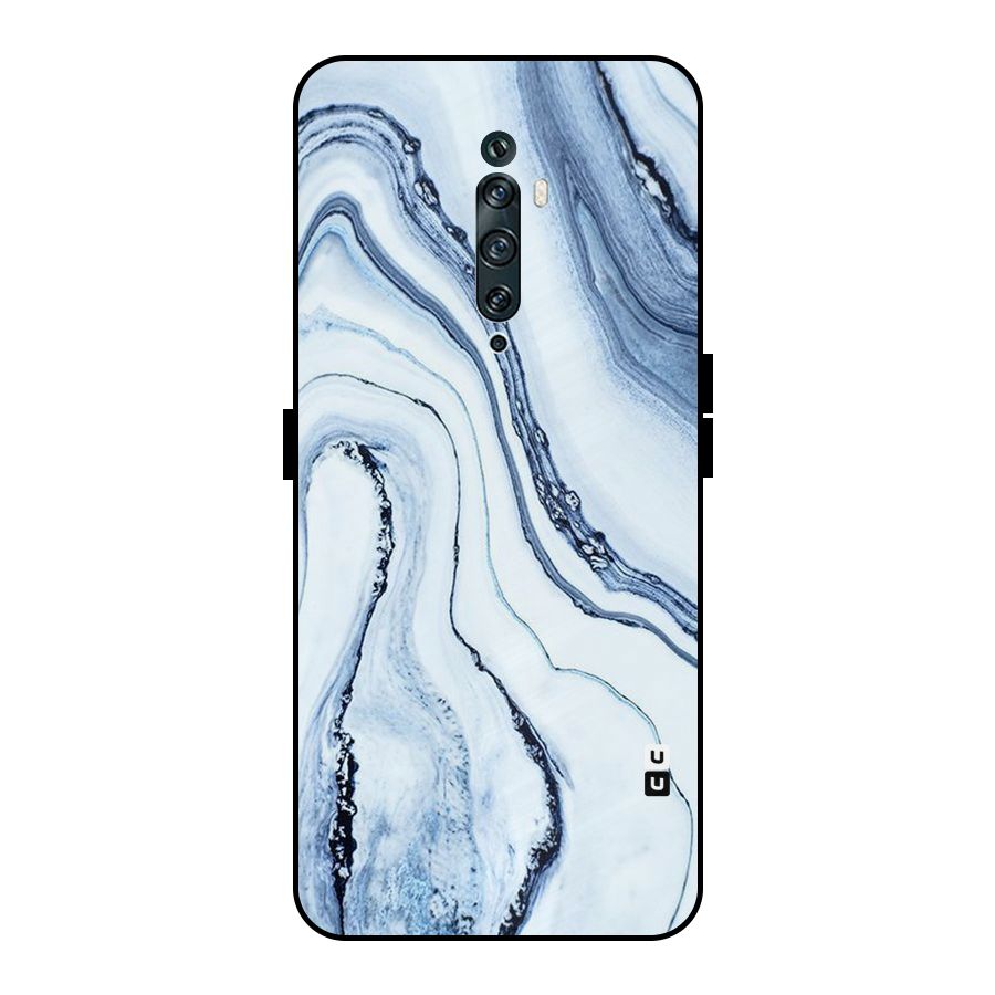 Marble Awesome Metal Back Case for Oppo Reno2 F