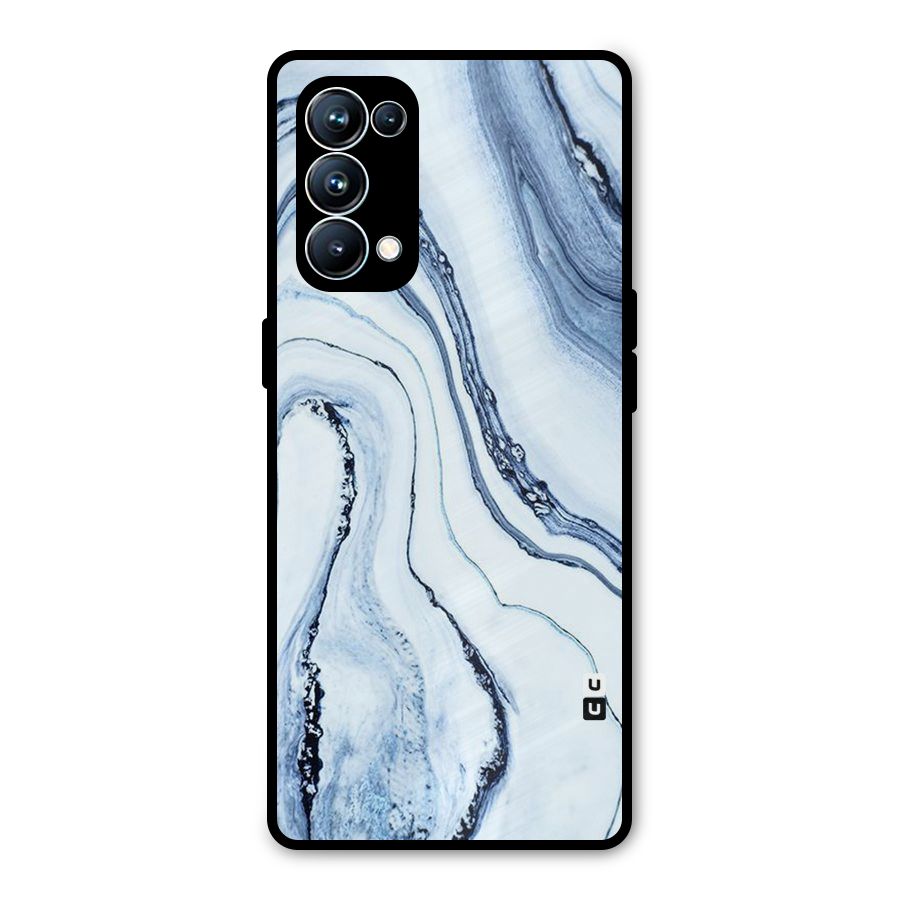 Marble Awesome Metal Back Case for Oppo Reno5 Pro 5G