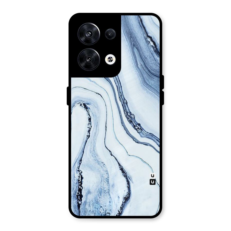 Marble Awesome Metal Back Case for Oppo Reno8 5G