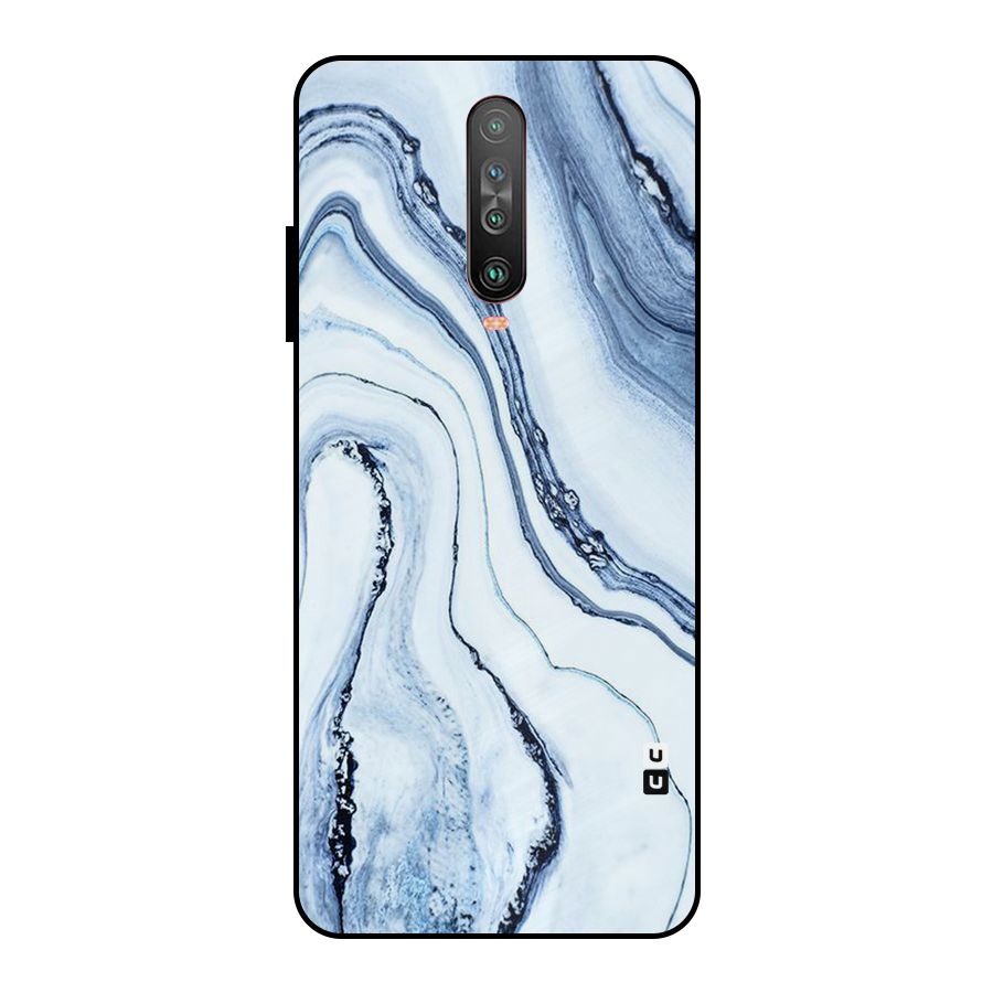 Marble Awesome Metal Back Case for Poco X2