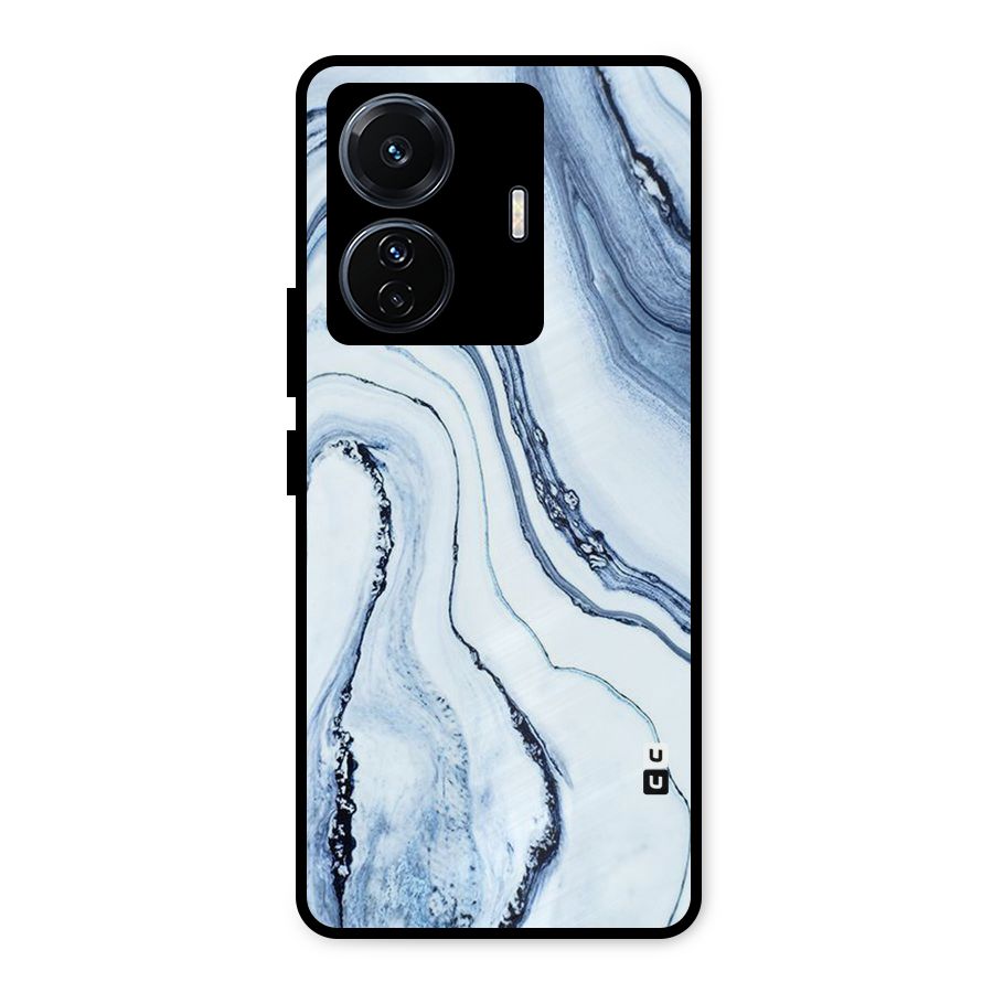 Marble Awesome Metal Back Case for Vivo T1 Pro