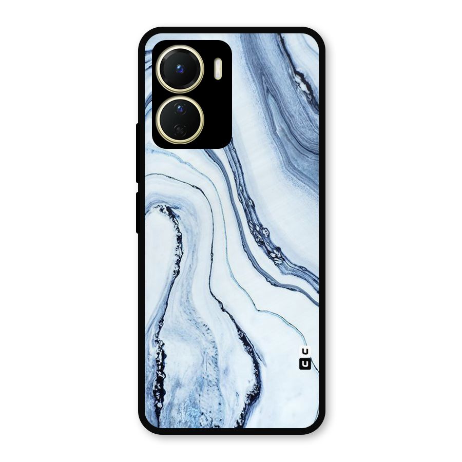 Marble Awesome Metal Back Case for Vivo Y16