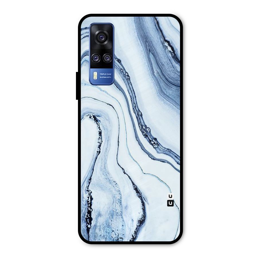 Marble Awesome Metal Back Case for Vivo Y31