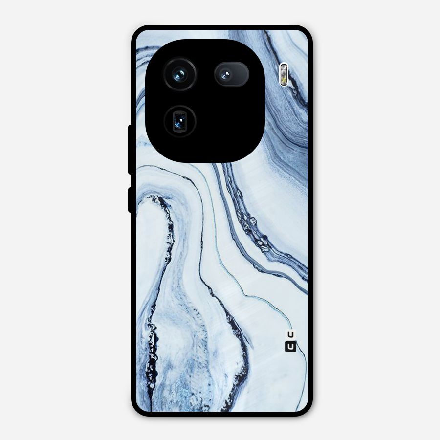 Marble Awesome Metal Back Case for iQOO 12