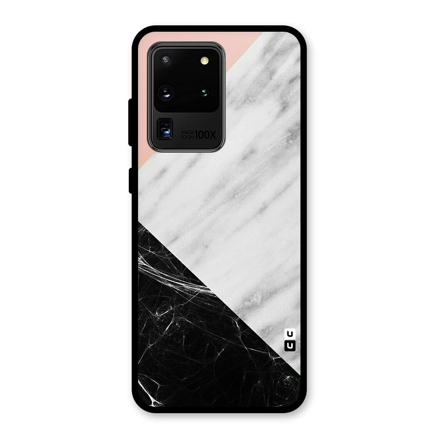 Marble Cuts Glass Back Case for Galaxy S20 Ultra
