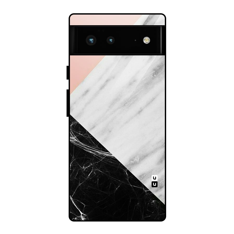 Marble Cuts Glass Back Case for Google Pixel 6