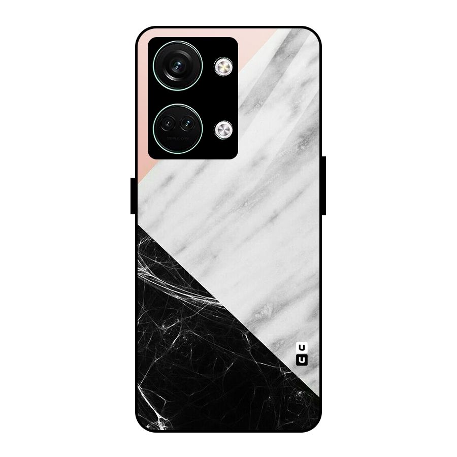 Marble Cuts Glass Back Case for Oneplus Nord 3