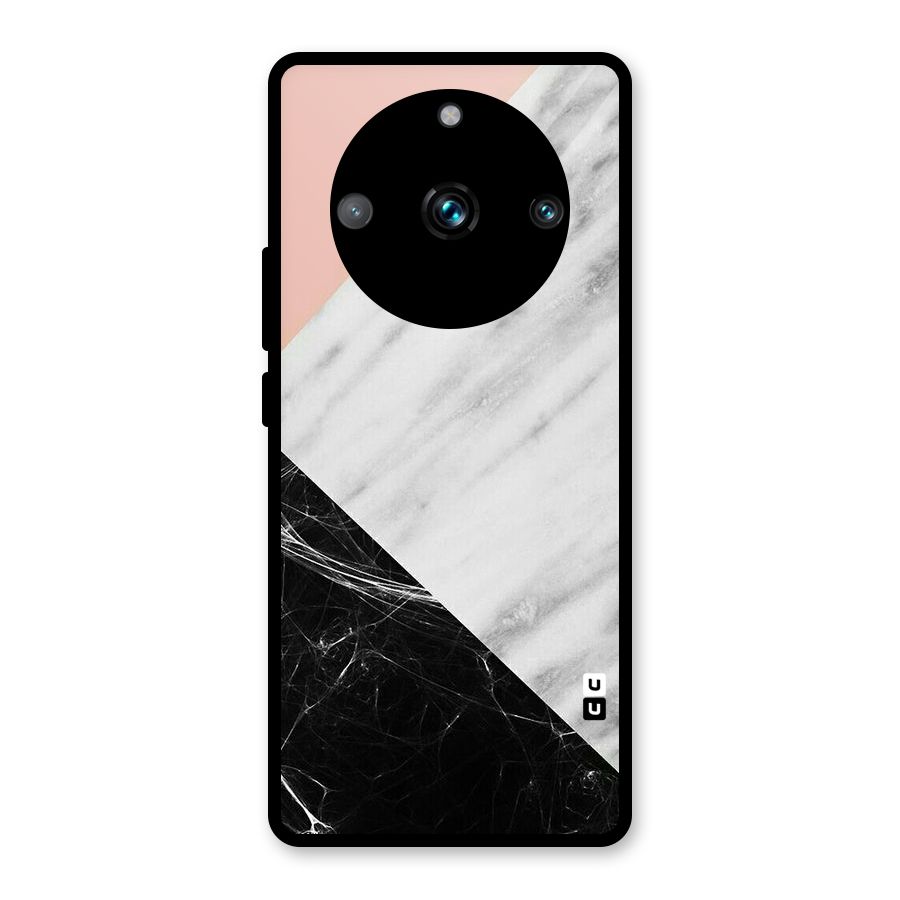 Marble Cuts Glass Back Case for Realme 11 Pro