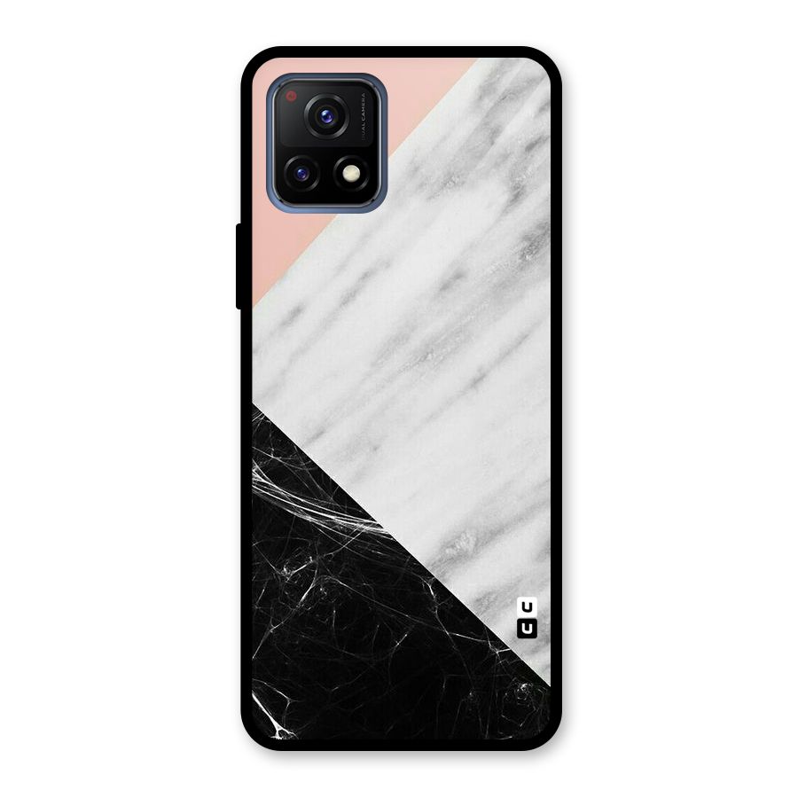 Marble Cuts Glass Back Case for Vivo Y72 5G