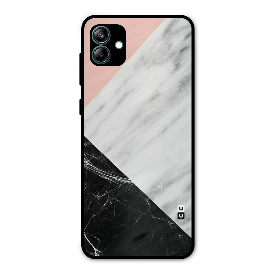 Marble Cuts Metal Back Case for Galaxy A04