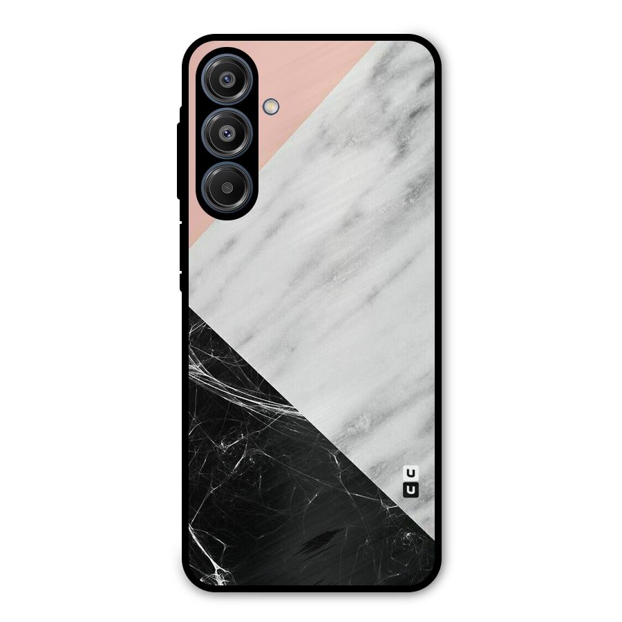 Marble Cuts Metal Back Case for Galaxy A16 5G