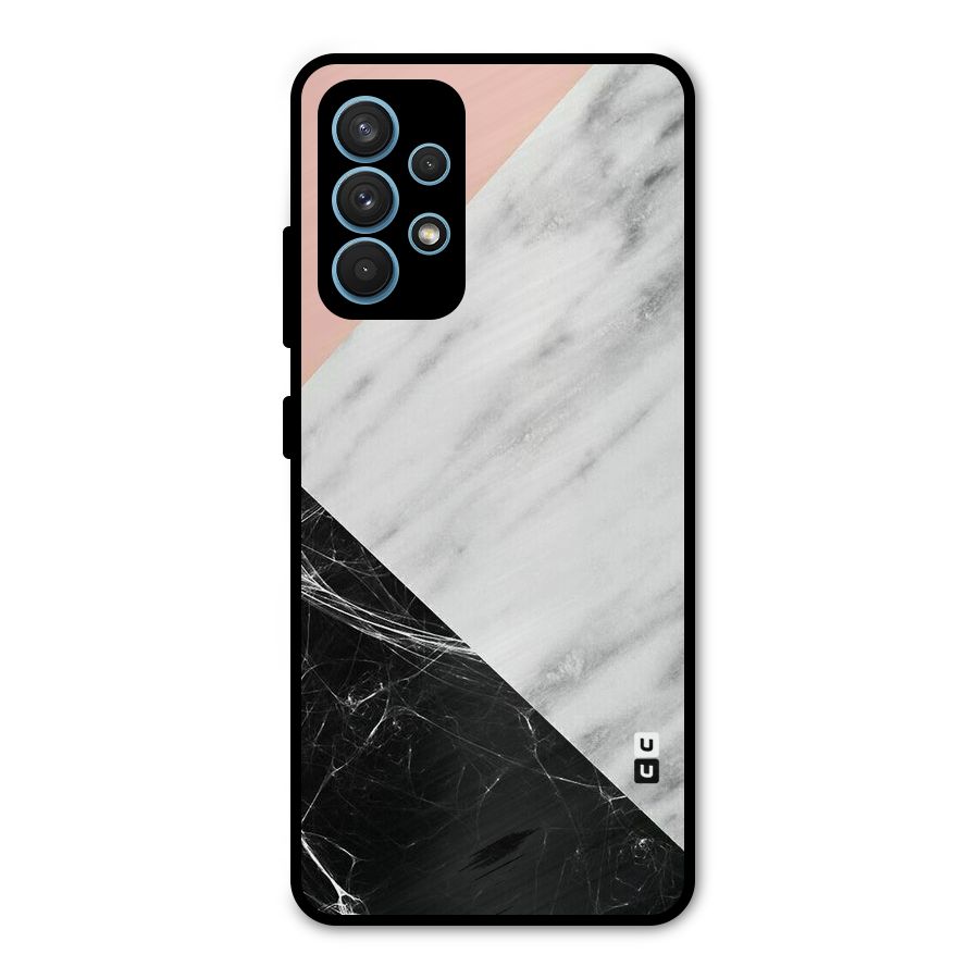 Marble Cuts Metal Back Case for Galaxy A32