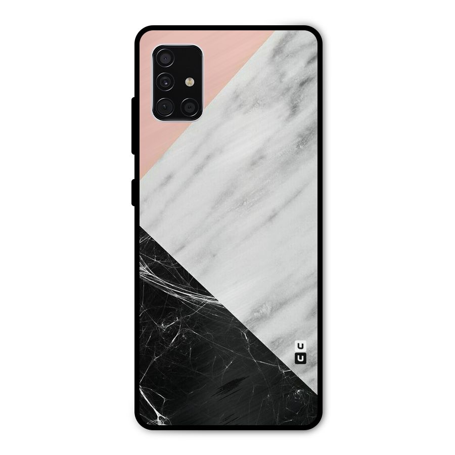 Marble Cuts Metal Back Case for Galaxy A51