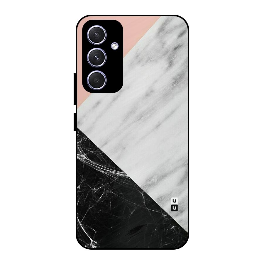 Marble Cuts Metal Back Case for Galaxy A54