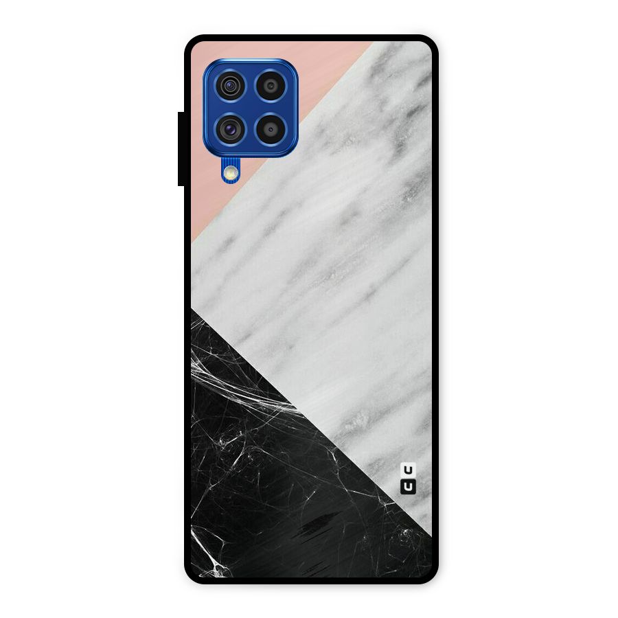 Marble Cuts Metal Back Case for Galaxy F62