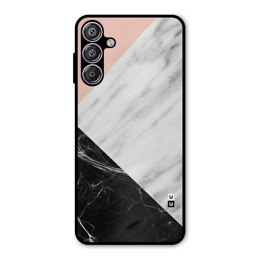 Marble Cuts Metal Back Case for Galaxy M15