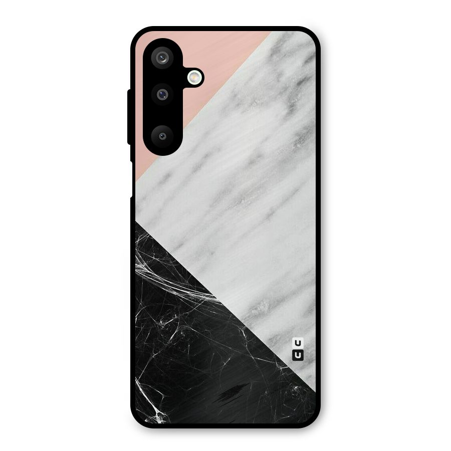 Marble Cuts Metal Back Case for Galaxy M16