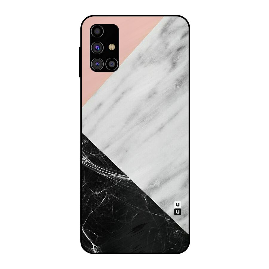 Marble Cuts Metal Back Case for Galaxy M31s