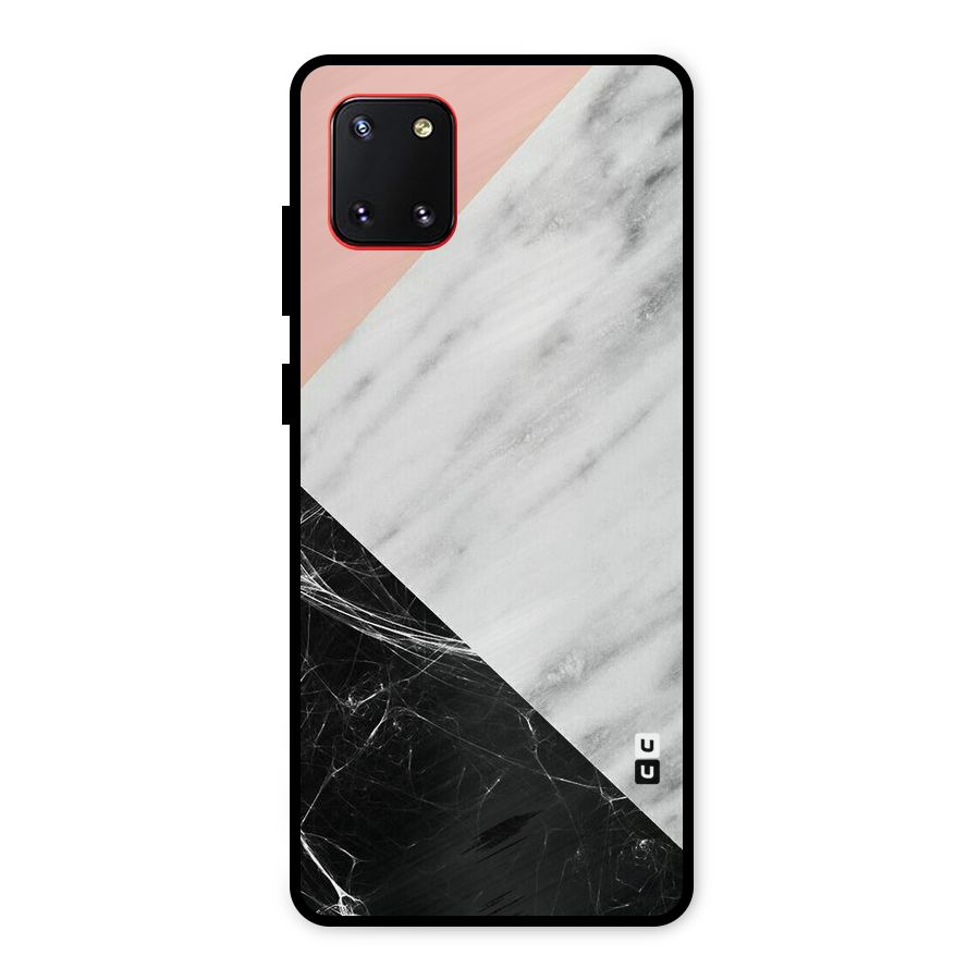 Marble Cuts Metal Back Case for Galaxy Note 10 Lite