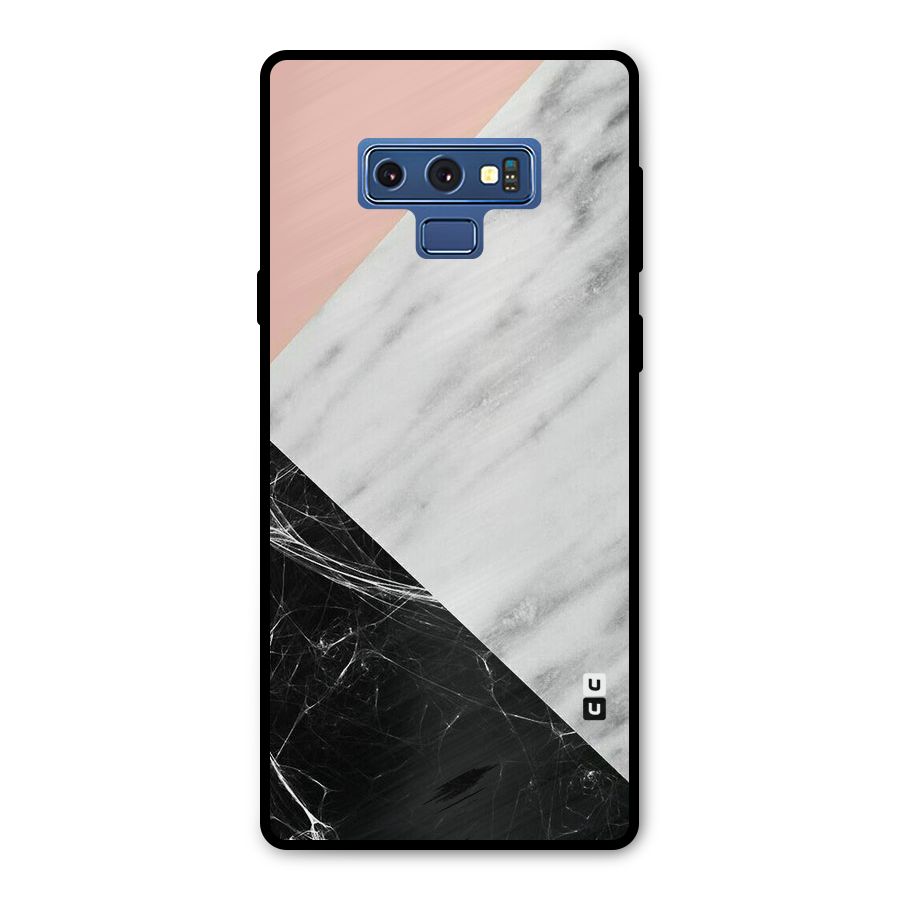 Marble Cuts Metal Back Case for Galaxy Note 9