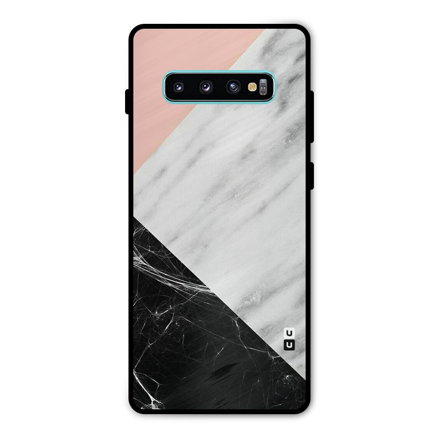 Marble Cuts Metal Back Case for Galaxy S10 Plus
