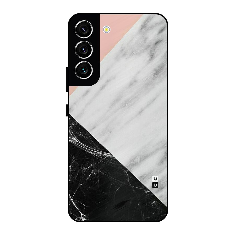 Marble Cuts Metal Back Case for Galaxy S22 5G