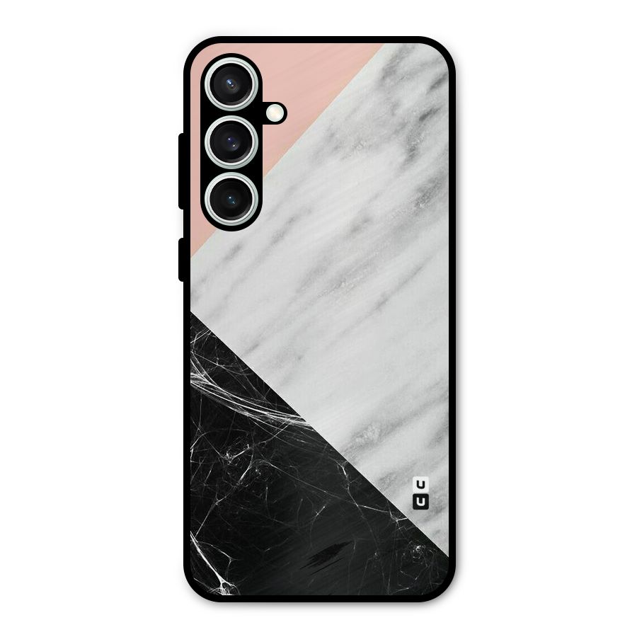 Marble Cuts Metal Back Case for Galaxy S23 FE