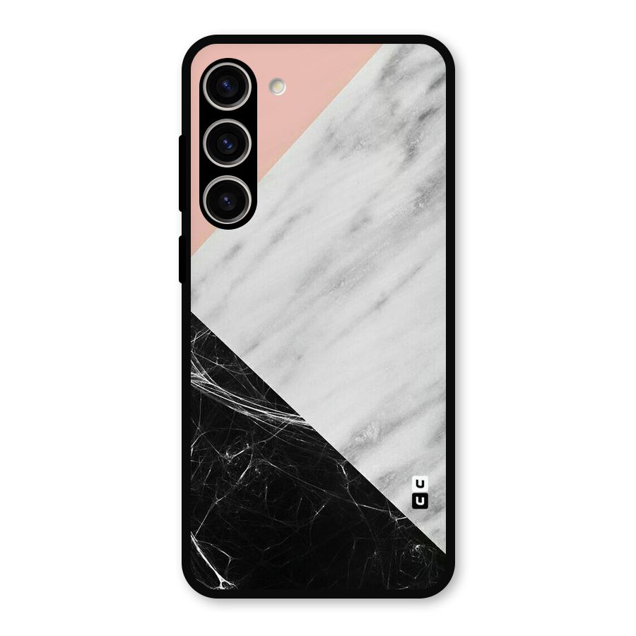 Marble Cuts Metal Back Case for Galaxy S23 Plus