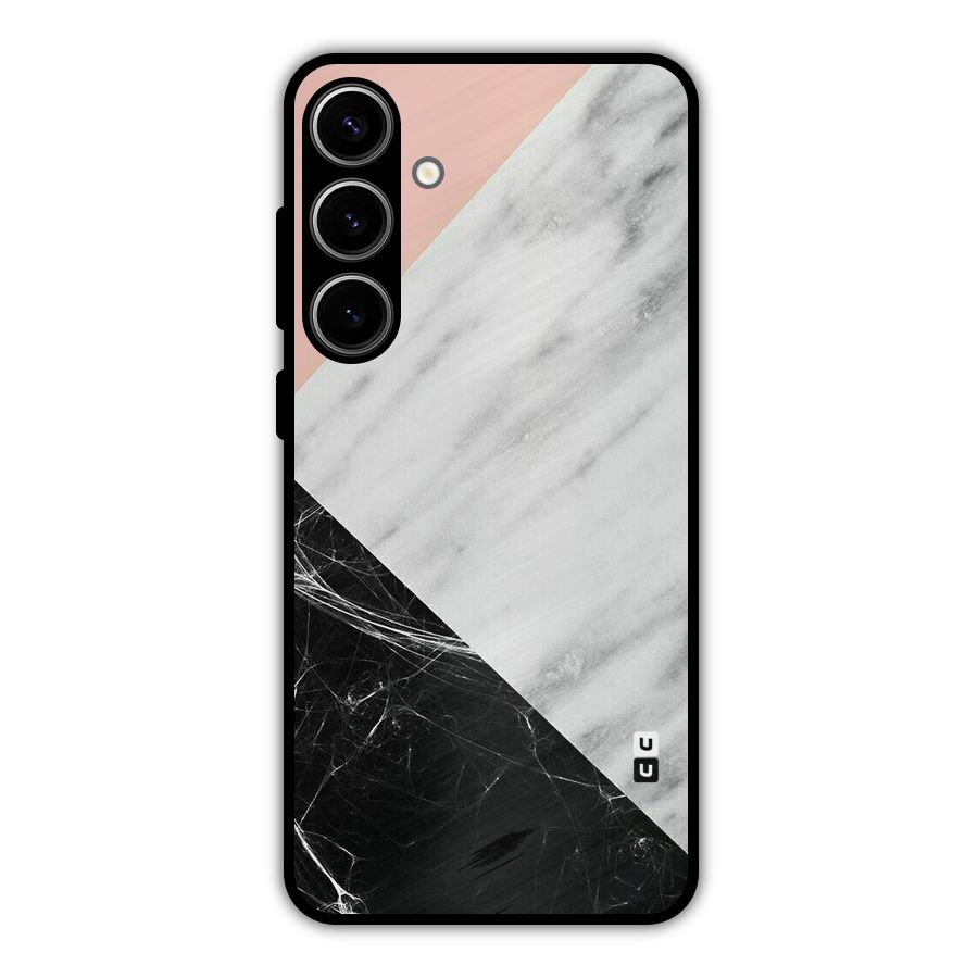 Marble Cuts Metal Back Case for Galaxy S24 Plus