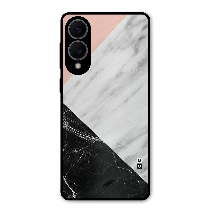 Marble Cuts Metal Back Case for Galaxy S25 Edge