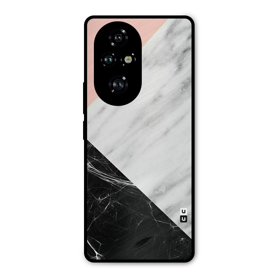 Marble Cuts Metal Back Case for Honor 200 Pro