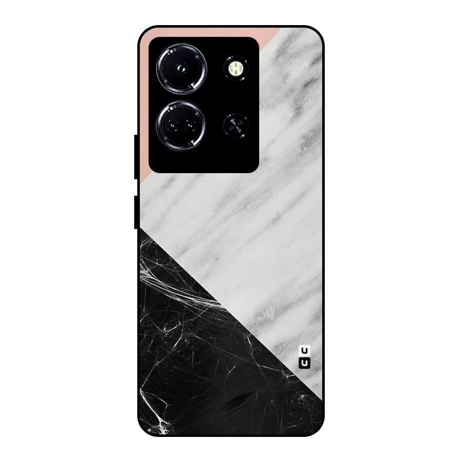 Marble Cuts Metal Back Case for Infinix Note 30 5G